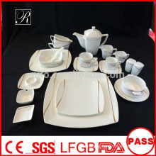 P&T ROYAL WARE porcelain melody line square dinnerware hot new product for 2015